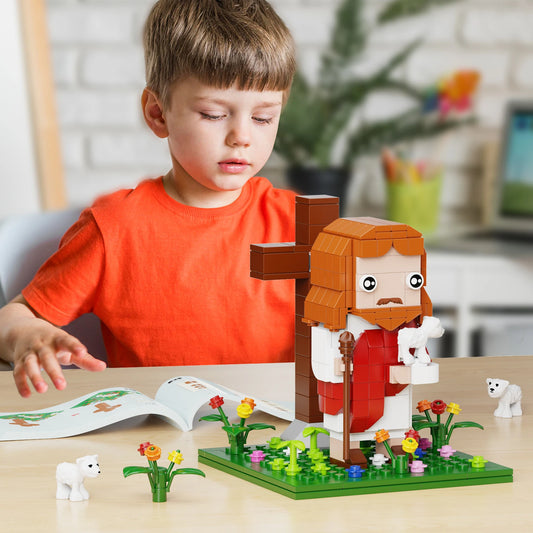 NEW Jesus Building Blocks Set – Crucifixion Faith-Based Model Toy (324 PCS)
