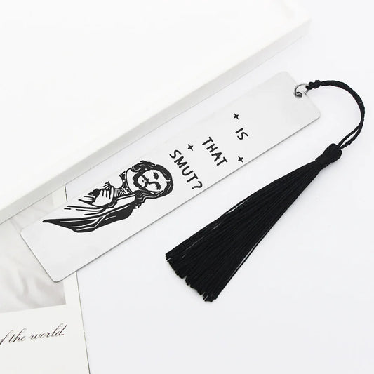 Funny Metal Bookmark with Tassel