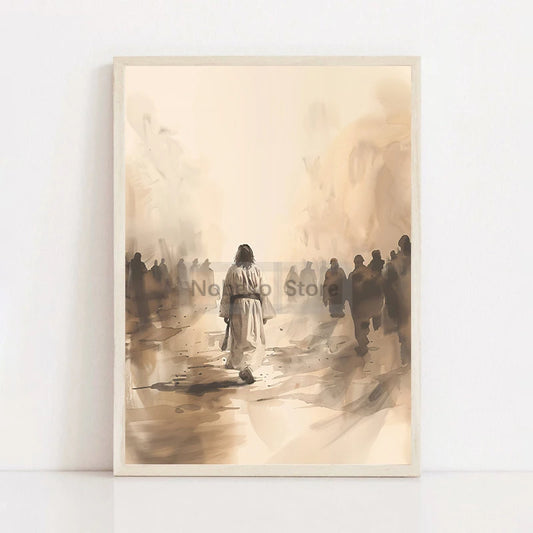 Modern Christian Jesus Poster
