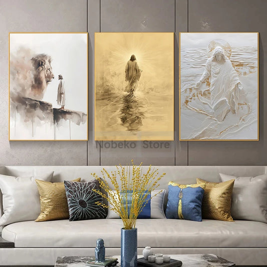 Modern Christian Jesus Poster