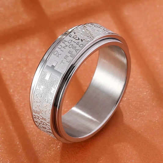 Stainless Steel Anxiety Rings