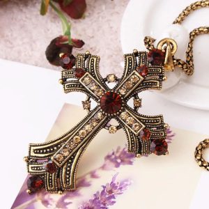 Cross Adjustable Bail Pendant – Minimalist Christian Jewelry Symbol of Faith