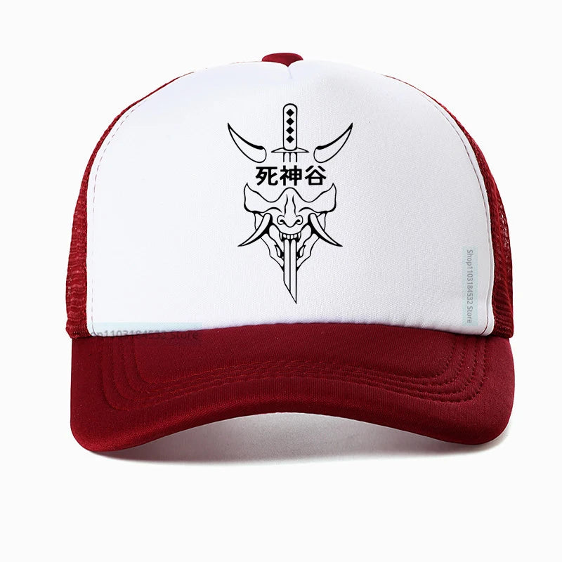 Death God Shinigami Valley Logo Baseball Cap – Adjustable Summer Sports Hat - Image 11