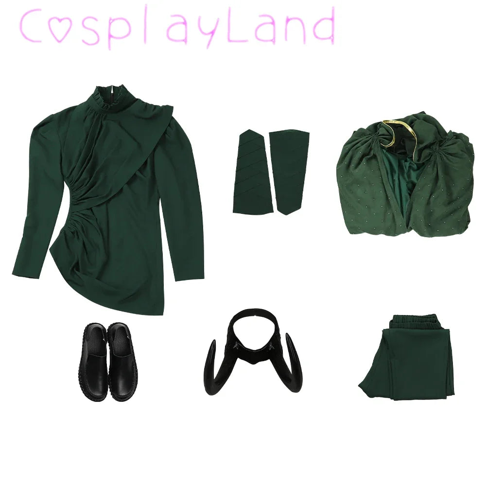 Green Outfit God of Evil Suit – Loki Cosplay Costume for Men - Image 6