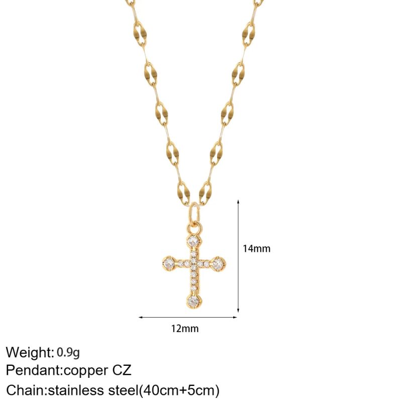 Gold Our Lady & Jesus Choker Necklace - Image 18