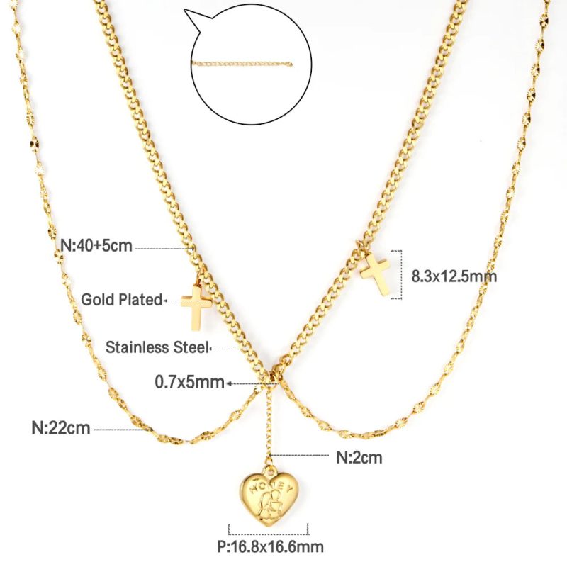 ASONSTEEL Stainless Steel Cross Pendant Necklace – Minimalist Unisex Jewelry for Men & Women - Image 11