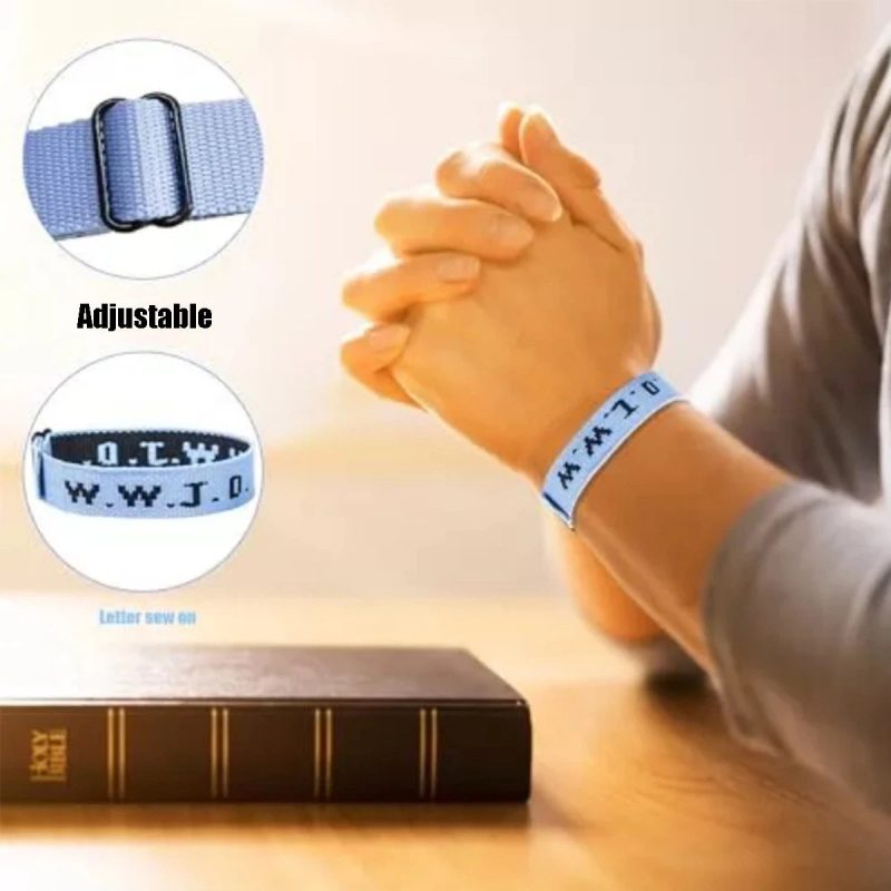 Harong WWJD Adjustable Colorful Bracelets – Inspirational Christian Jewelry for Men & Women - Image 5