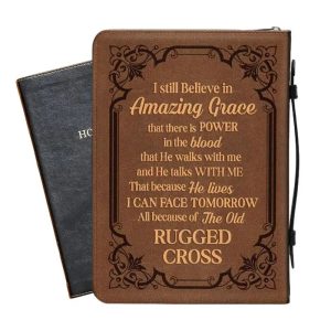Creative Pattern Bible Tote Bag – Study Bible Cover with Handle