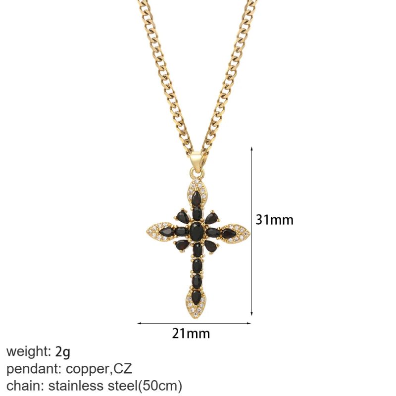 Gold Our Lady & Jesus Choker Necklace - Image 15