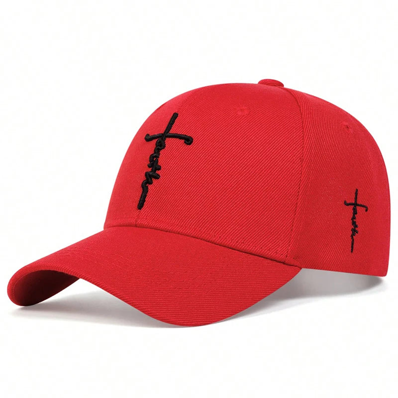 Fashion Faith Embroidery Baseball Cap – Unisex Cotton Snapback Hat - Image 7