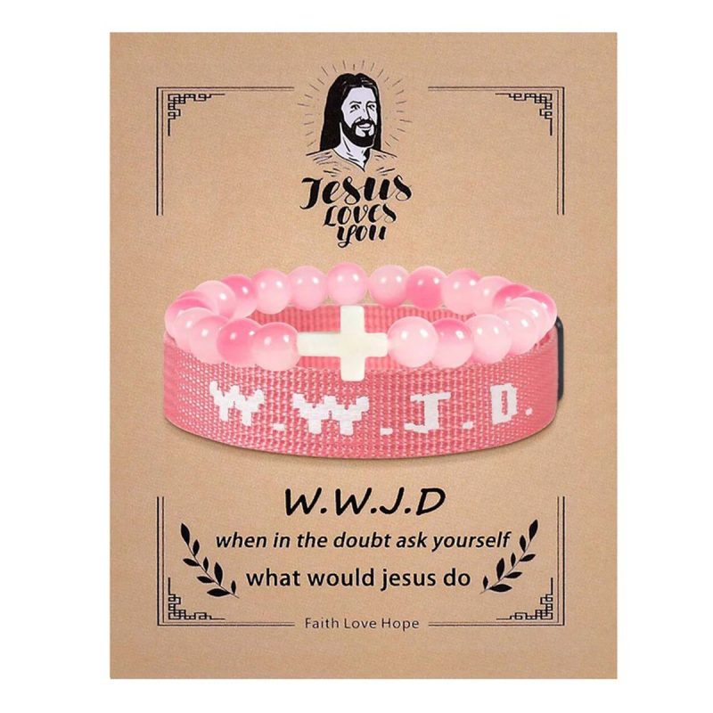 Harong WWJD Adjustable Colorful Bracelets – Inspirational Christian Jewelry for Men & Women - Image 15