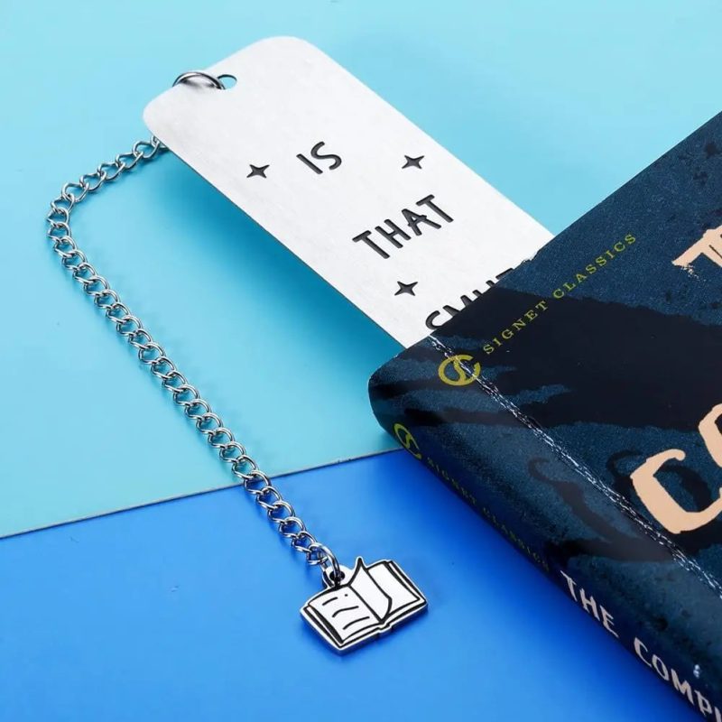 Funny "Peeking Jesus" Metal Bookmark – Humorous Gift for Book Lovers - Image 5