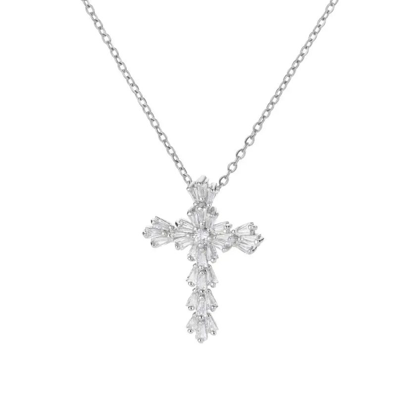 Caravaca Angels Crucifix Necklace – Gold Stainless Steel Jesus Cross for Men & Women - Image 16