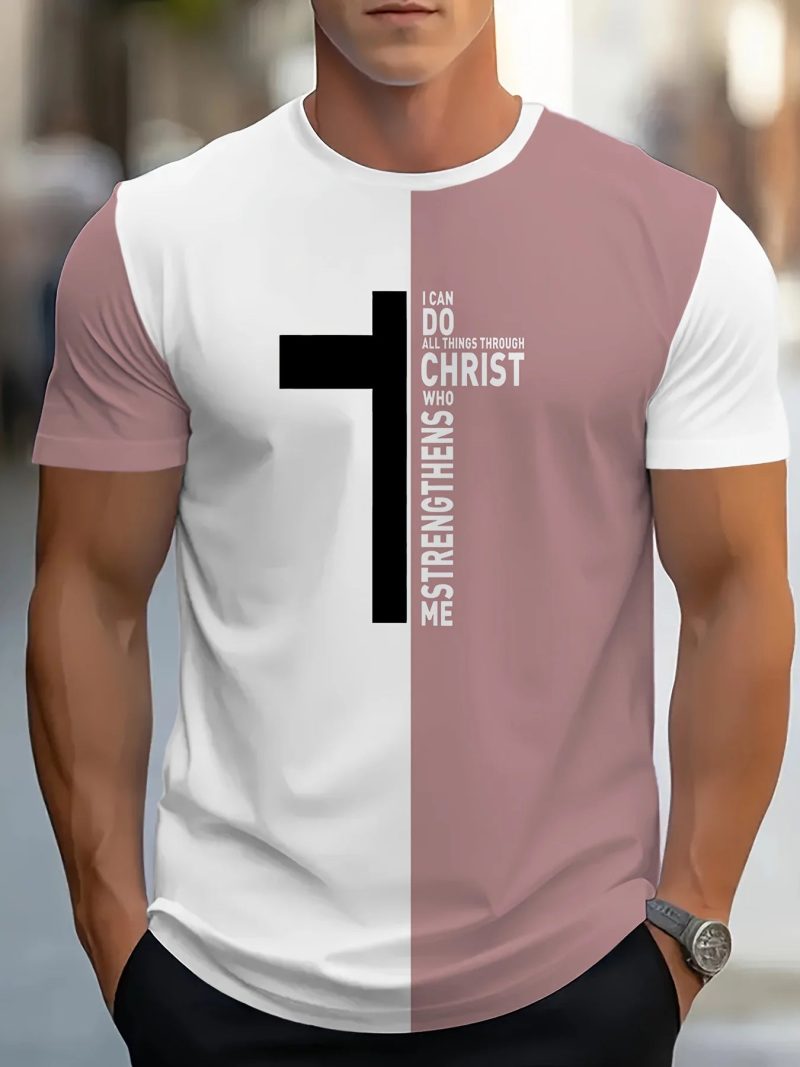 Christian Police Scripture T-Shirt – Men’s Bible Verse Graphic Tee with Cross - Image 6