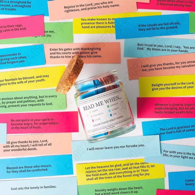 Bible Verse Jar – Spanish & English Scripture Jar for Prayer, Hope & Christian Gifts - Image 4