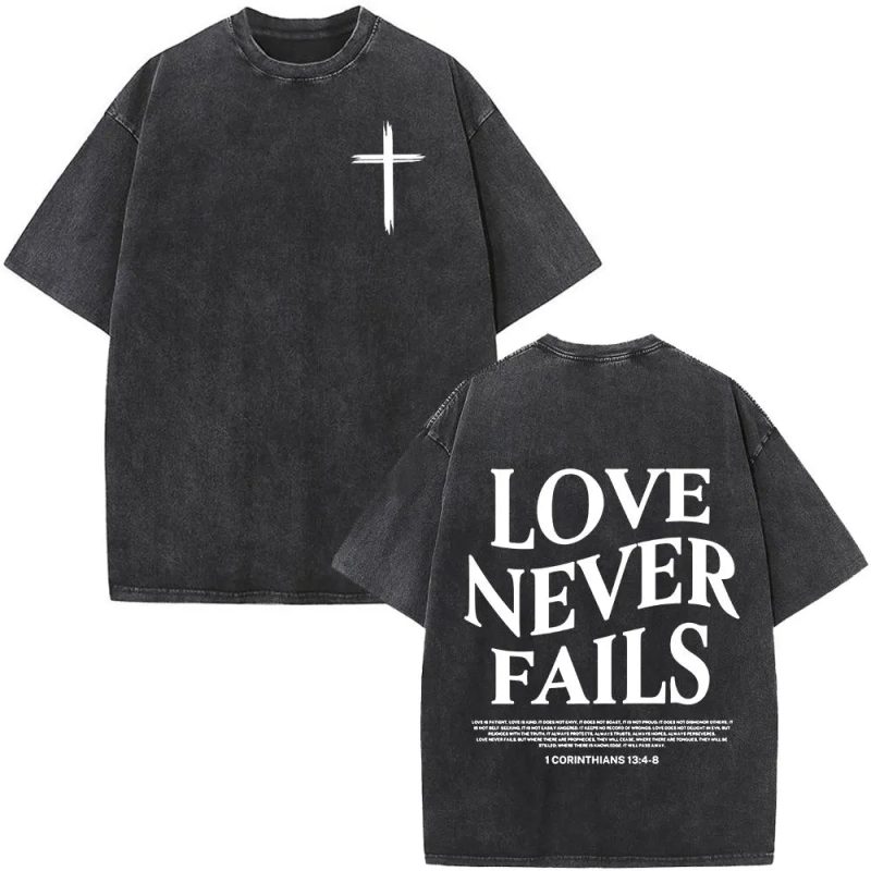 Christian Jesus Bible Verse Washed T-Shirt - Image 15
